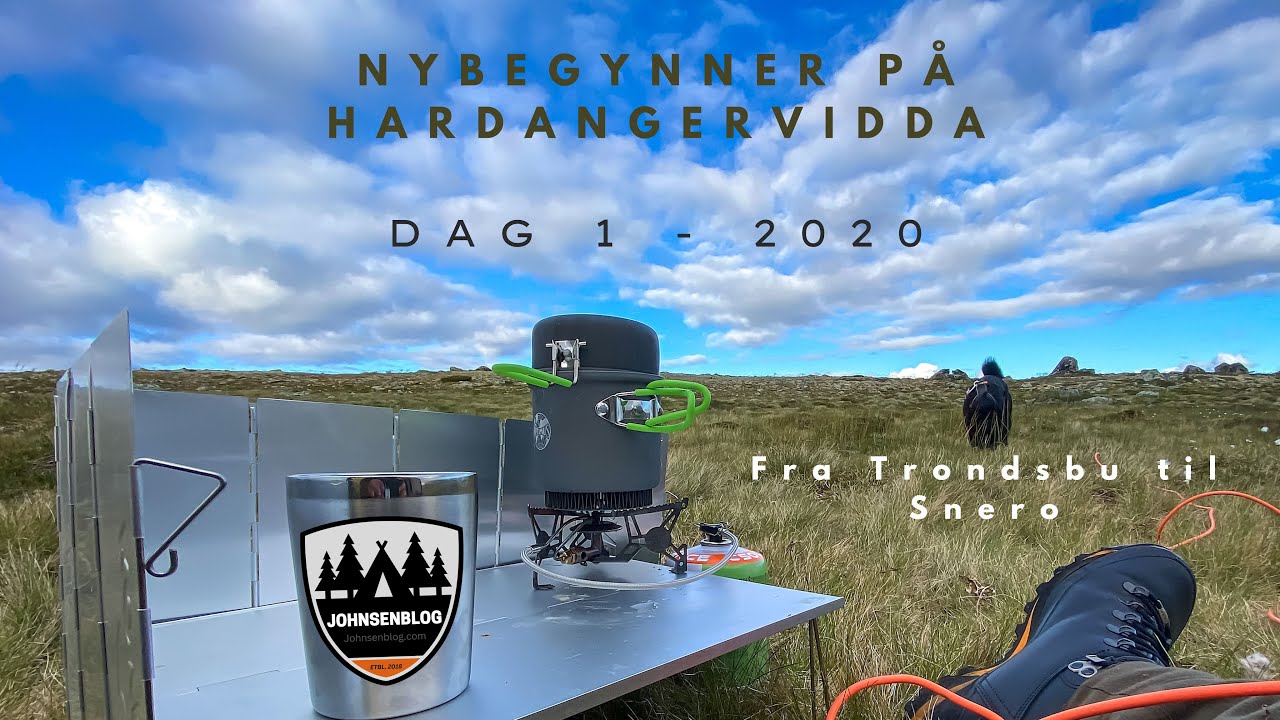Nybegynner på Hardangervidda Dag 1 - 2020