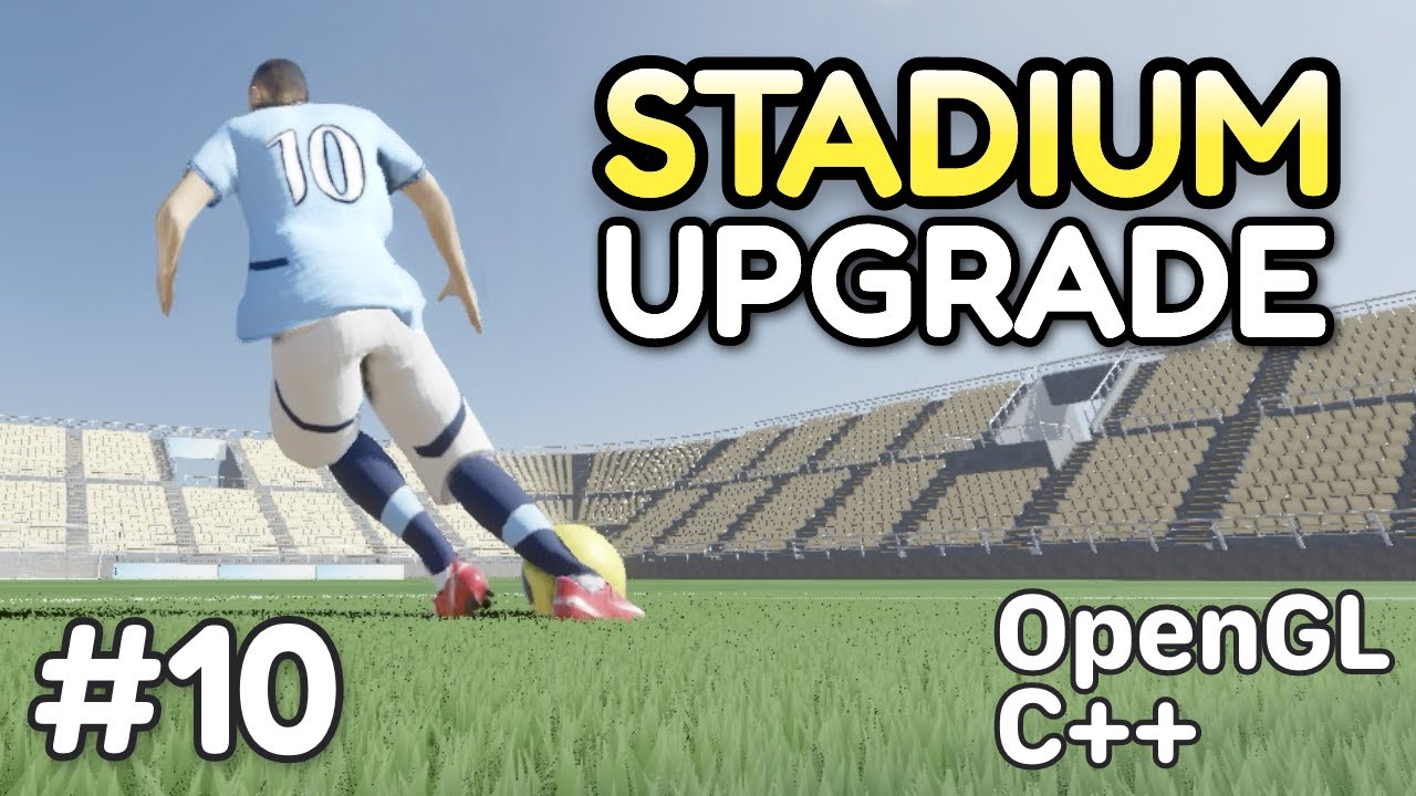New STADIUM With 3D Grass 🤩 - Indie Football (Soccer) Game - Devlog #10