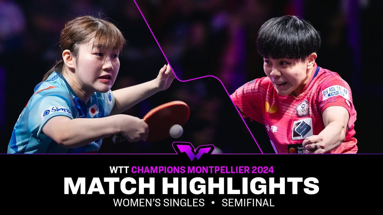 Satsuki Odo vs Cheng I-Ching | WS SF | WTT Champions Montpellier 2024