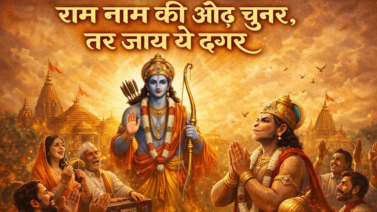 🌼☘️राम नाम की ओढ़ चुनर🌼☘️ | भव्य राम भजन | Raghubar Ram Bhakti Song 2026