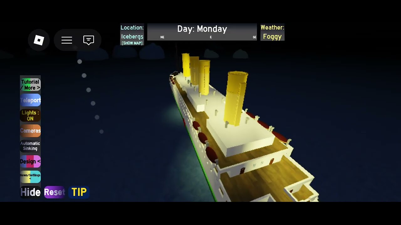 Britannic sinking like the titanic