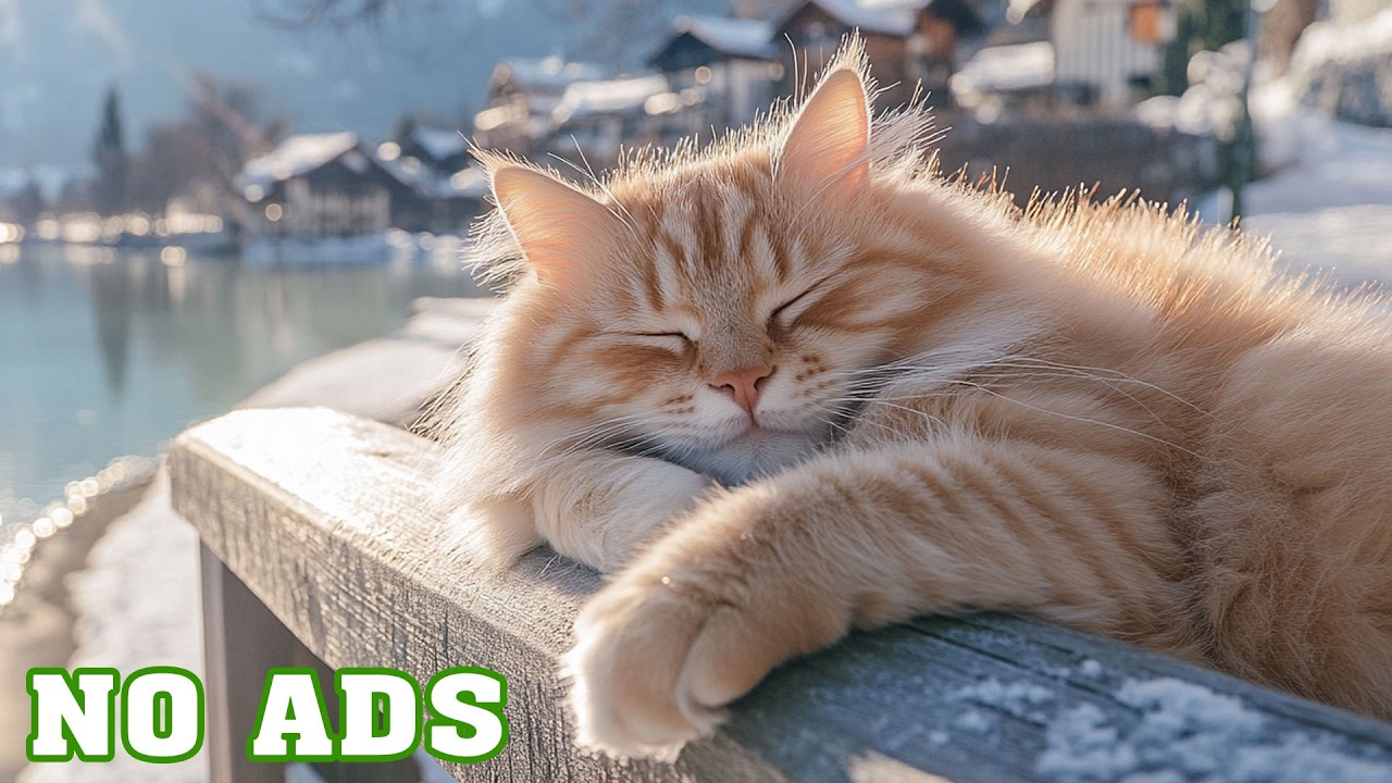 12 Hours Cat Dream Music 🐈 Relaxing Sleep Sounds 🎵 Cat TV No Ads