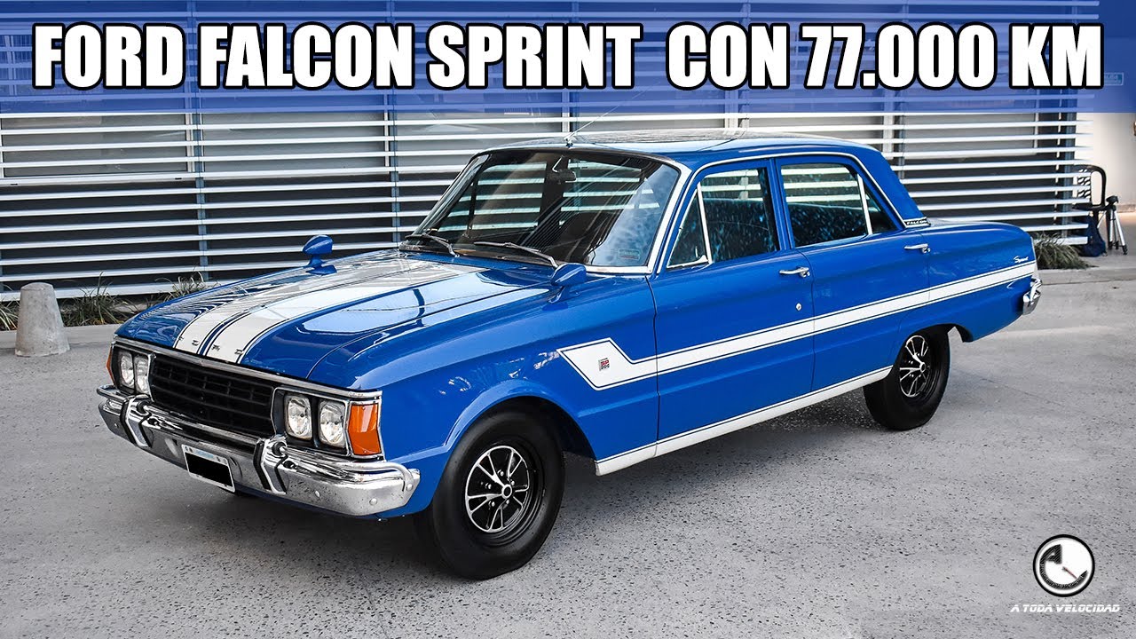 FORD FALCON SPRINT 1973 CON 77.000KM - COLOR AZUL COBALTO