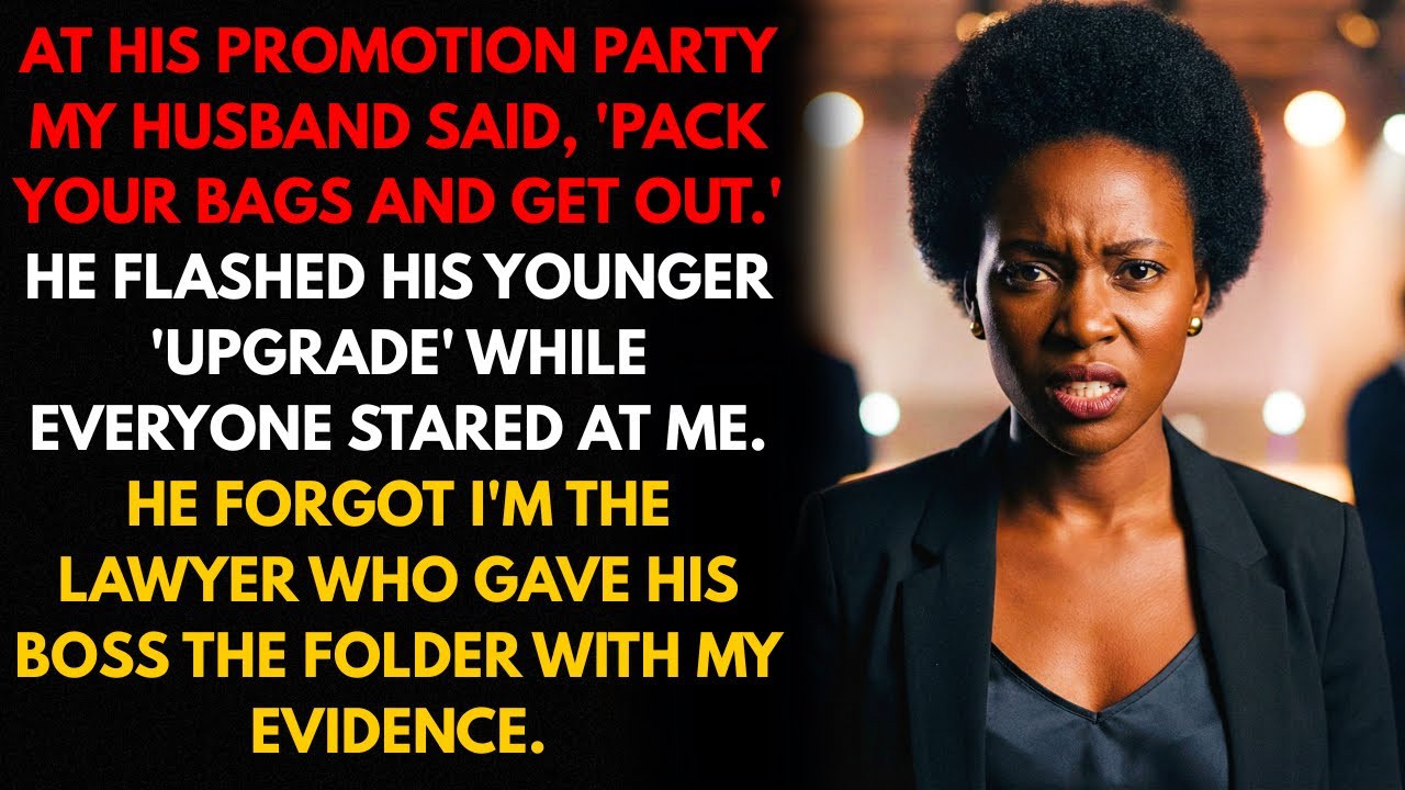 My husband said “pack your bags” at his promotion party — then his boss stood up and revealed…