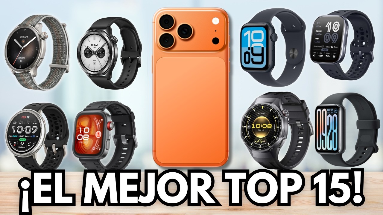 ¿Qué Smartwatch COMPRAR si tienes iPhone? 💥 Mi lista MÁS RECOMENDADA