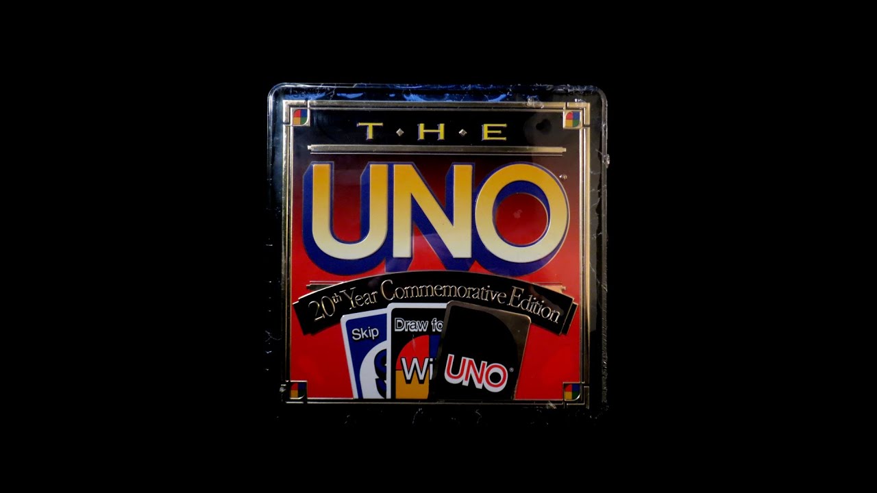 1992 The 20th Year Commemorative Edition Uno cards unboxing