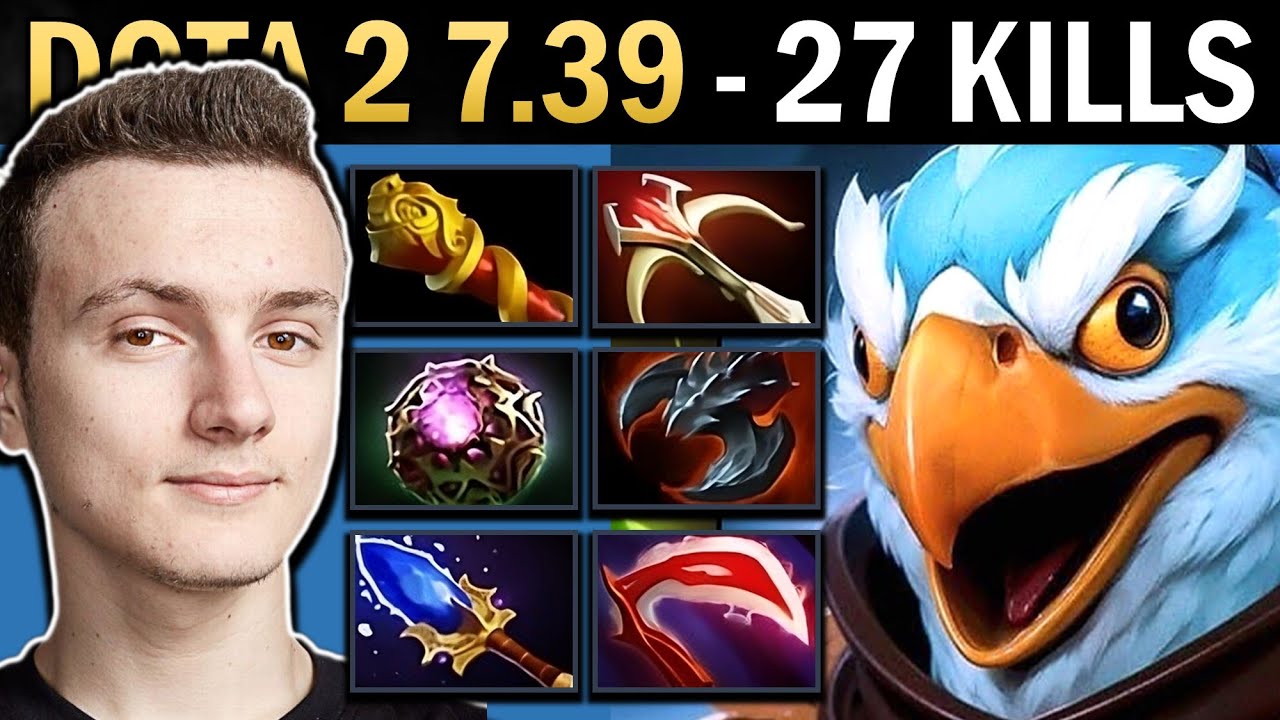 Геймплей Кеза с Деаусом и Октарином — Dota 7.39