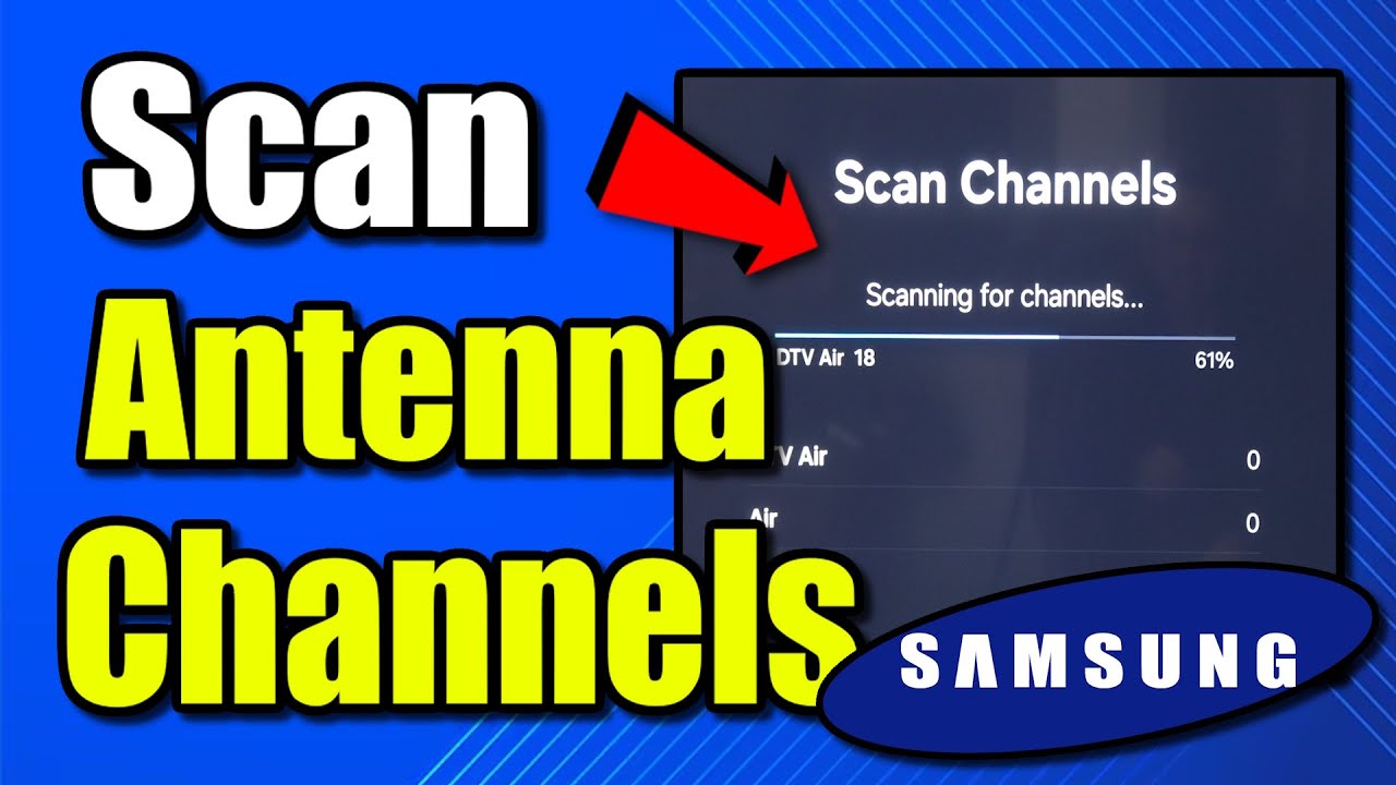 Как выполнить поиск антенных каналов на вашем телевизоре Samsung (лучший способ)