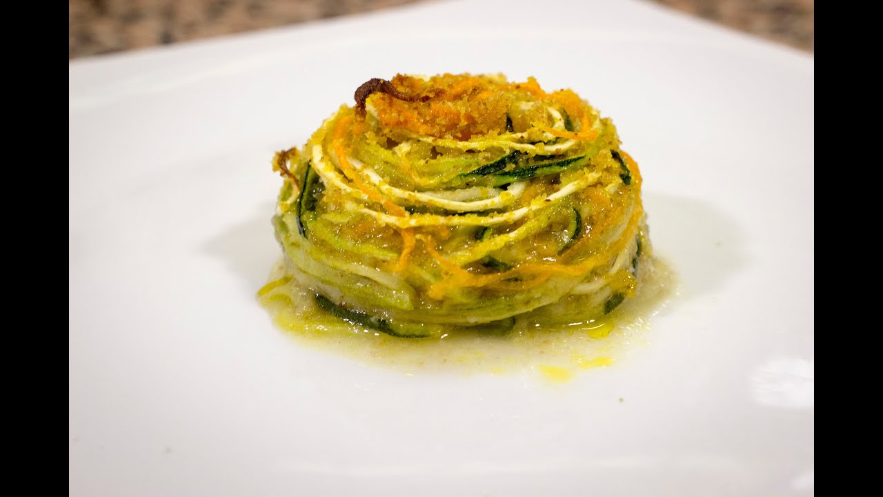 Spaghetti di Verdure Gratinate - Ricetta Vegan
