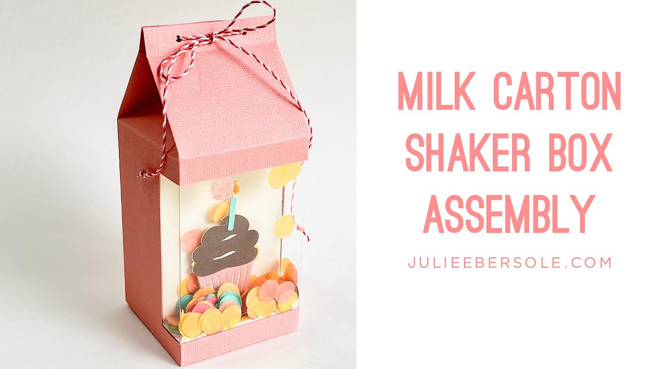 MILK CARTON SHAKER BOX ASSEMBLY TUTORIAL