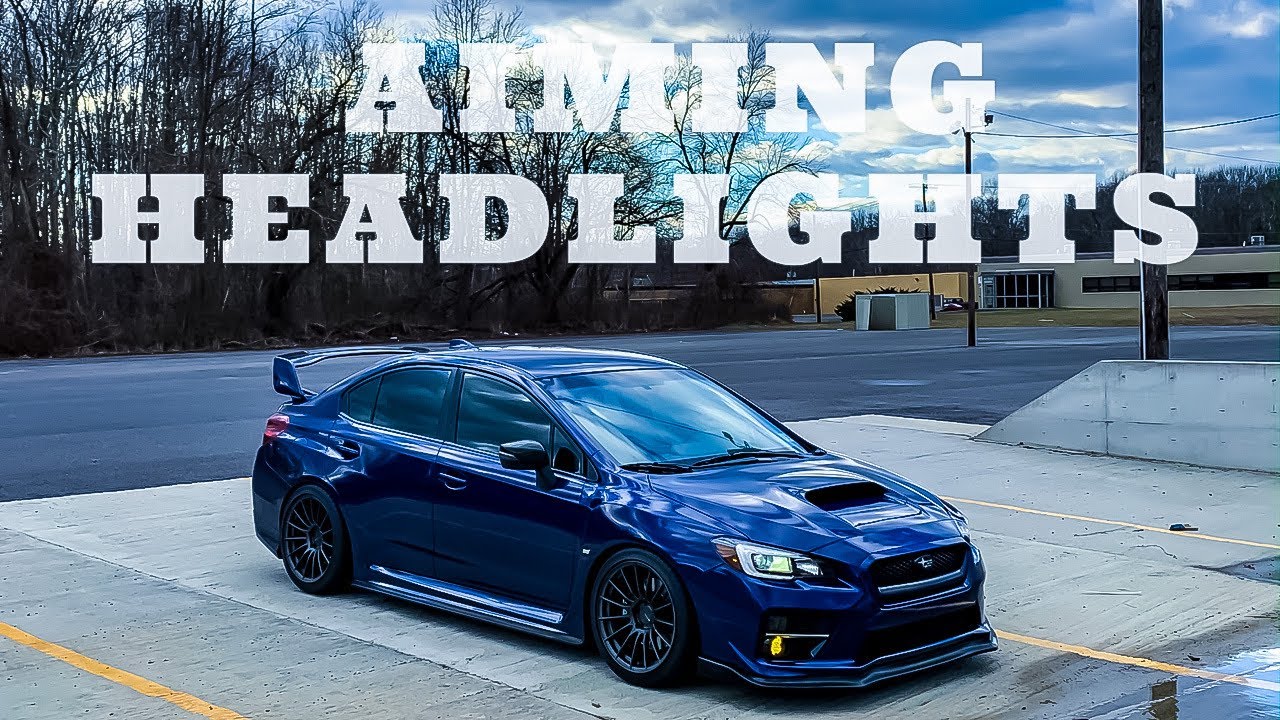 Как настроить светодиодные фары Subaru STI