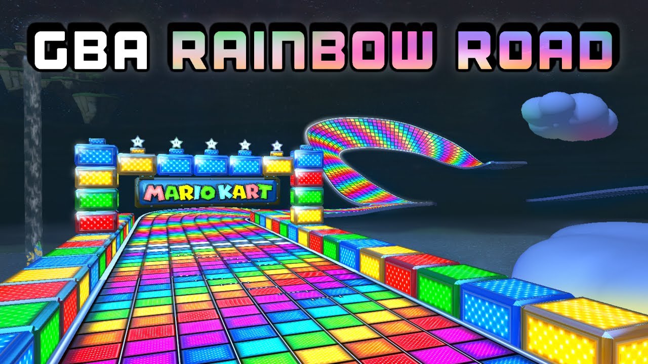 GBA Rainbow Road - Mario Kart 8 Deluxe Custom Track