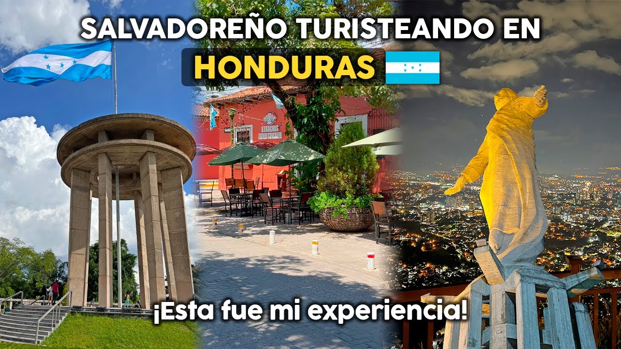 SALVADOREÑO visita estos lugares turísticos de HONDURAS 🤩 🇭🇳 2024