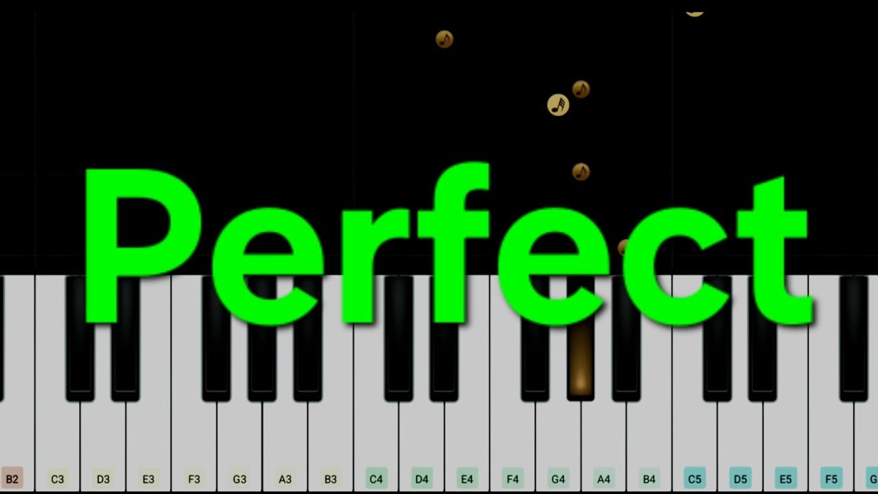 Perfect - Ed Sheeran | simple piano cover 