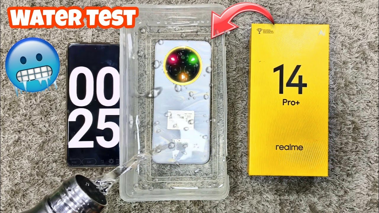 Realme 14 pro+ Water Testing Video 💦😭 Realme 14 Pro Durability Test 🔥 FixupClub #realme