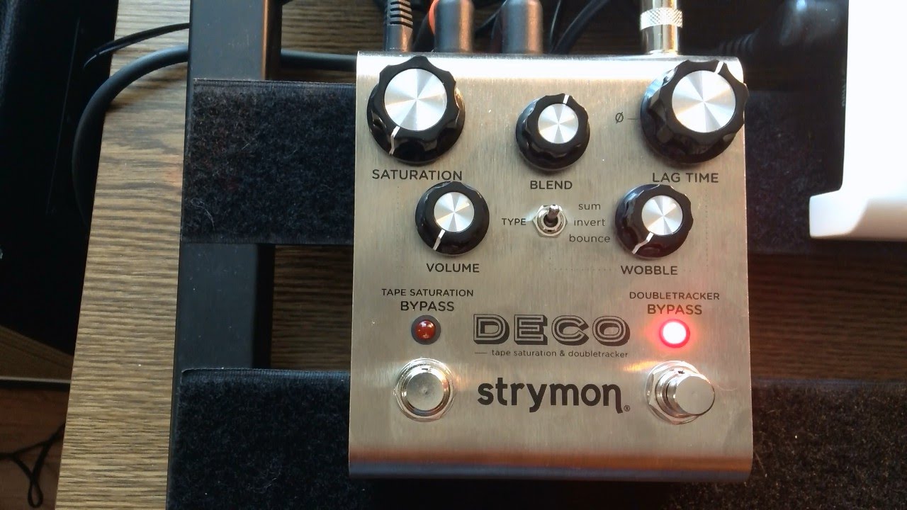 Strymon Deco Wide Stereo Mode for Live Guitar