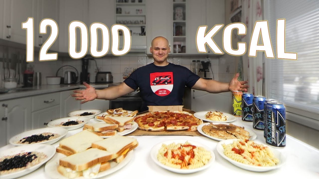 Michael Phelps Diet Challenge (~12,000kcal)