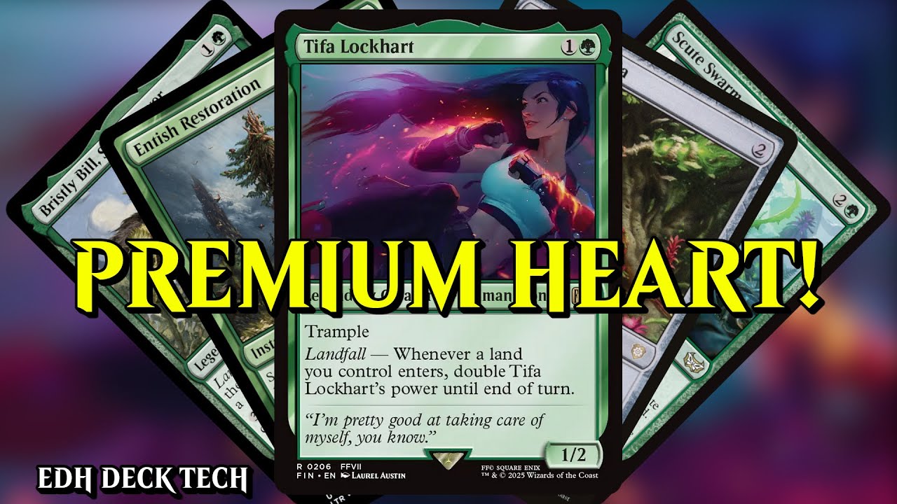 Tifa Lockhart Commander Deck | MTG EDH Deck Tech (Final Fantasy) | PREMIUM HEART!