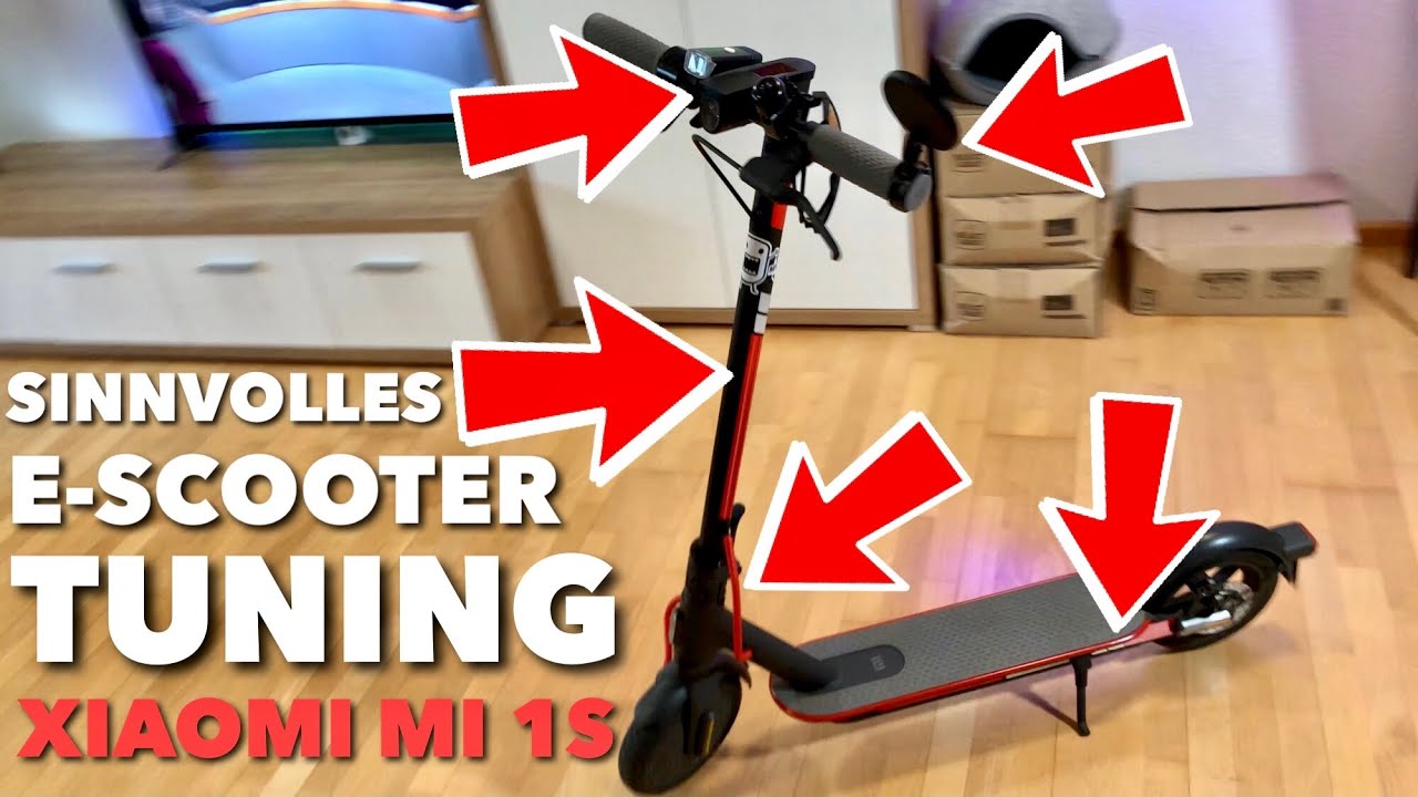 Sinnvolles E-Scooter Tuning - Mein Xiaomi Mi 1s & was ich alles geändert & ergänzt habe !!