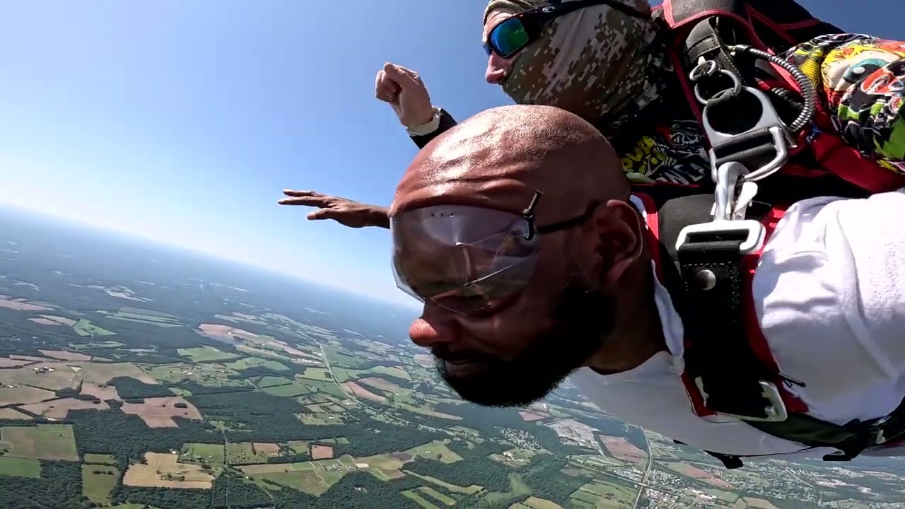 Son Got Me Out My Body For His #18thbirthday Dare Me To Go #skydiving And I Agreed Crazy Experience 