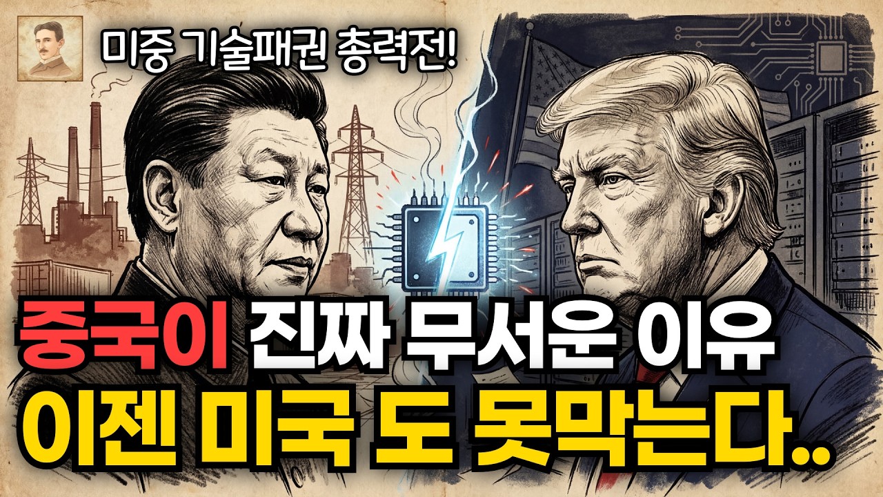 중국은 왜 지금 미국과 다시 정면충돌하나? 반도체·AI·희토류 전쟁｜🌙잔잔하게 보는 - 이불 속, 역사이야기