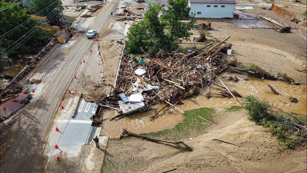 Old Fort, NC Flood Damage | Hurricane Helene