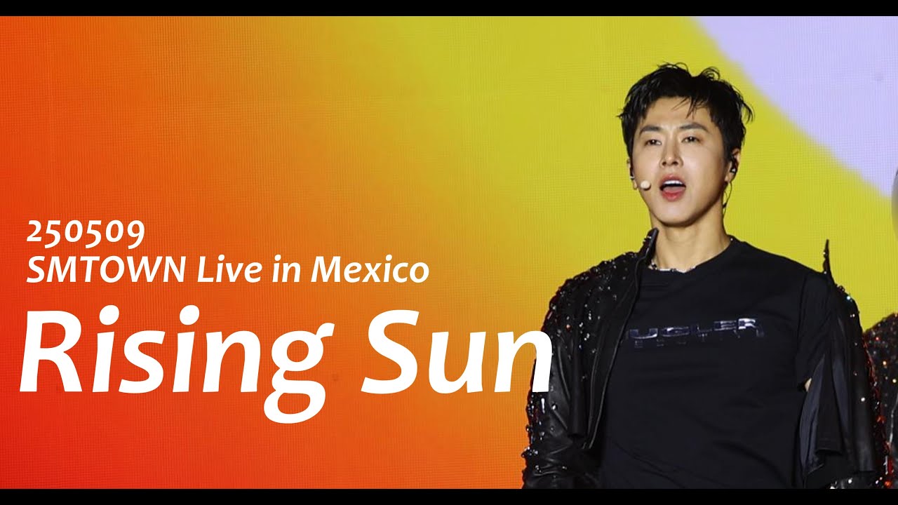 250509 Rising Sun - Yunho Focus - SMTOWN Live in Mexico