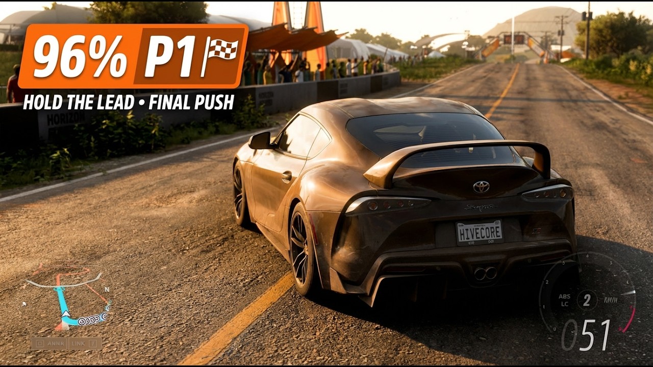 Supra Holds P1 at 96% – Can We Finish Clean? | FH5 #ToyotaSupra #P1 #ForzaHorizon5 #Sprint