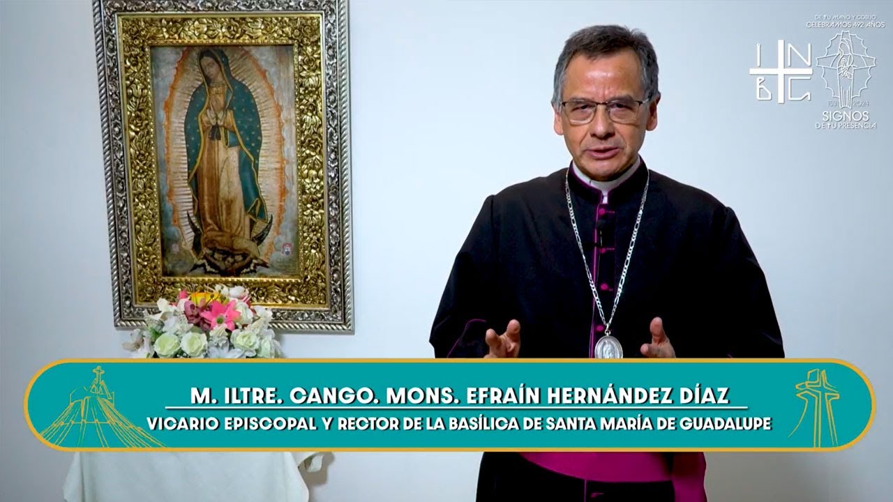 Mons. Efraín Hernández Díaz,  te invita a participar de los Festejos Guadalupanos 2024.