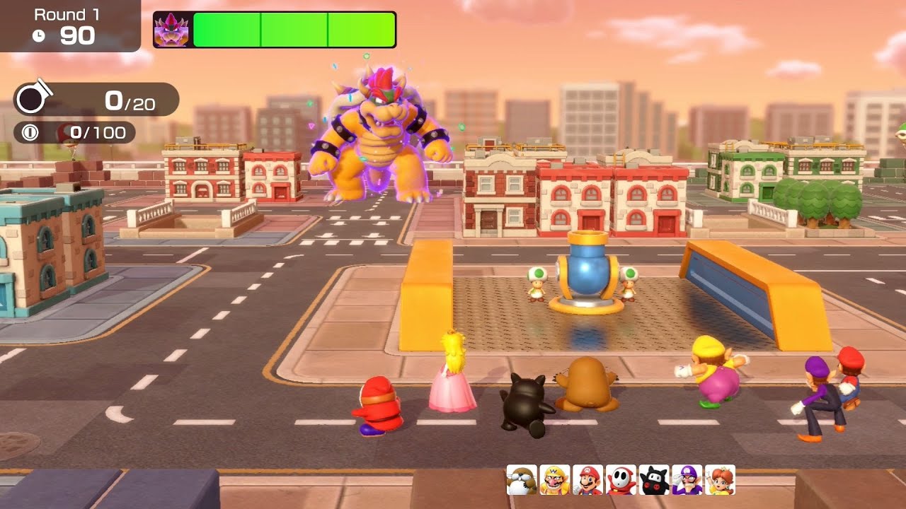 Super Mario Party Jamboree // Full Game Walkthrough (Bowser Kaboom Squad - Peach)