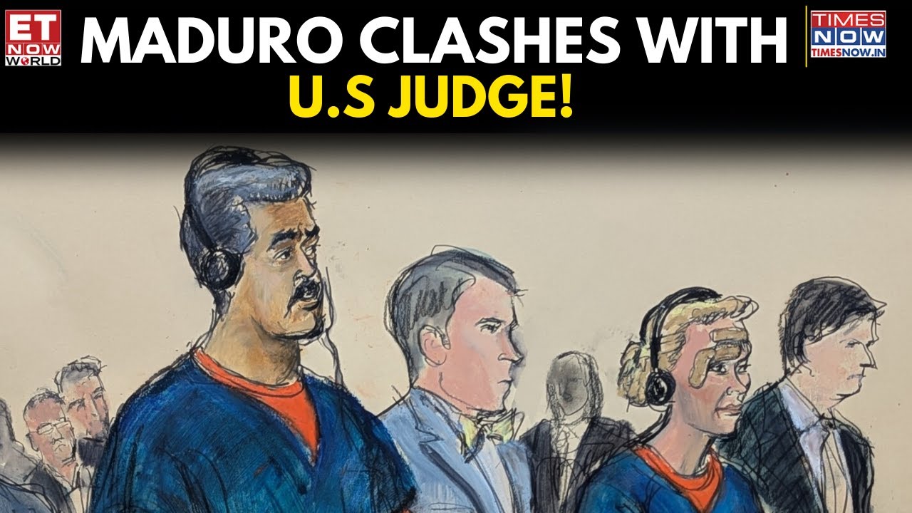 Shackled Maduro Sparks Courtroom Drama in New York, Judge Silences Defiant Ex-President