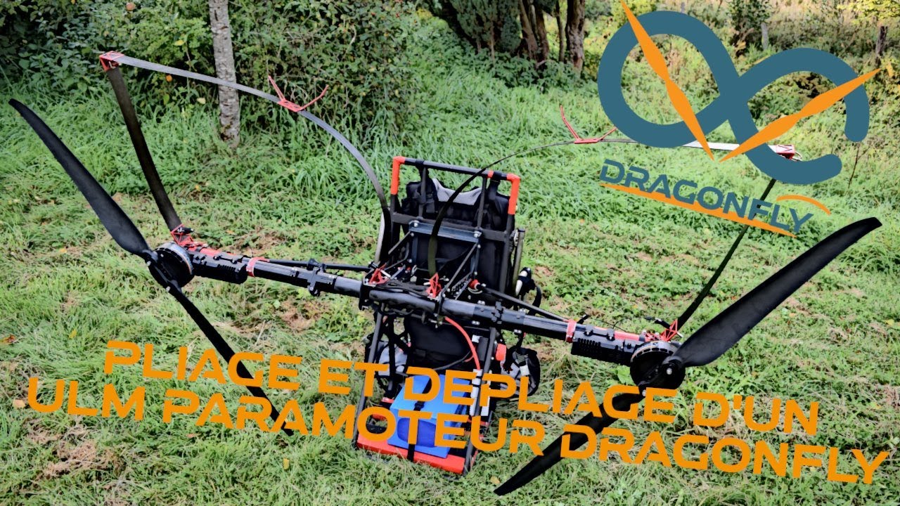 Dragonfly, un ULM pliable en quelques minutes ! Le seul au monde aussi rapidement ?