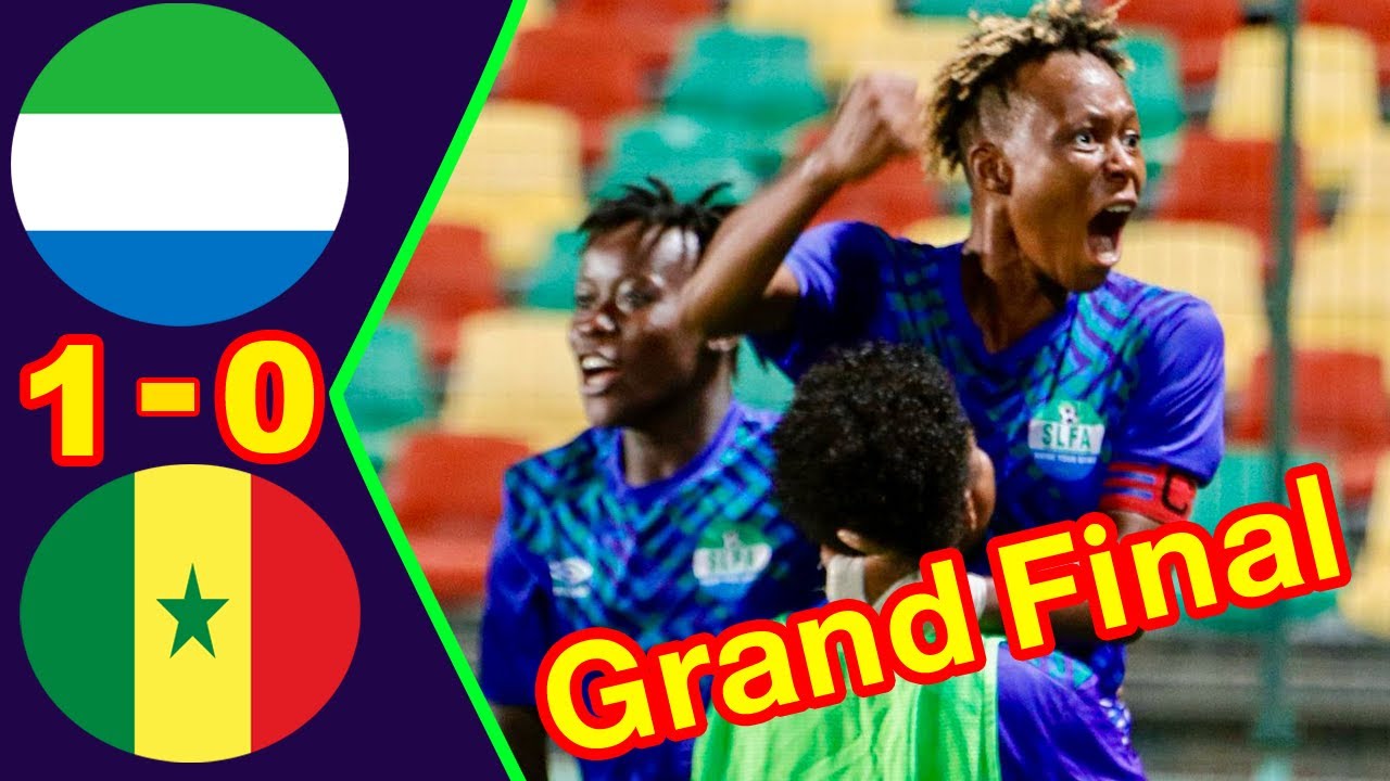 Sierra Leone 🆚 Senegal 1 - 0  All Goals & Highlights final Women's Cup WAFU A -2025