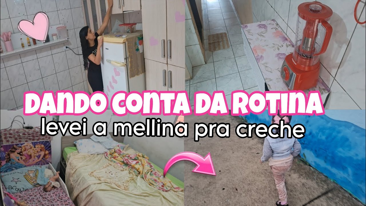 VLOG: DANDO CONTA DA ROTINA + LEVEI A MELLINA PRA CRECHE SOZINHA 🥰