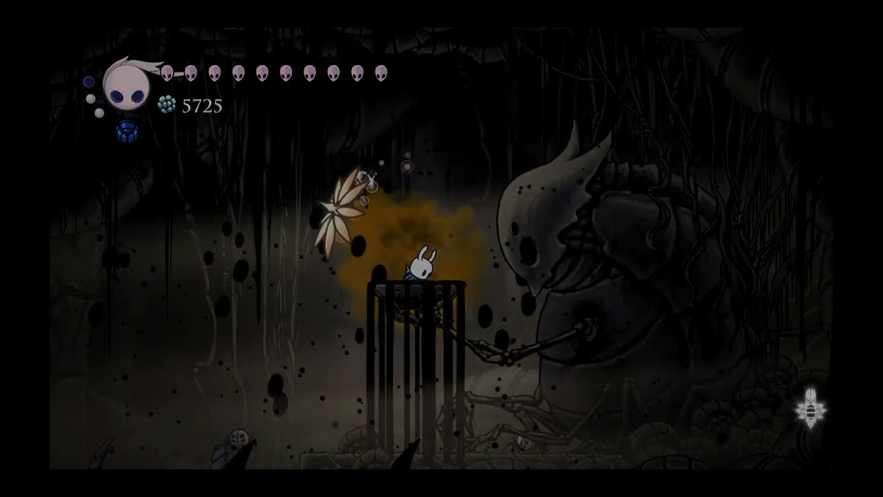 Hollow Knight Infinite Charm Notches Bench Warp Walkthrough part 26, 1080p 60 fps (NO COMMENTARY)