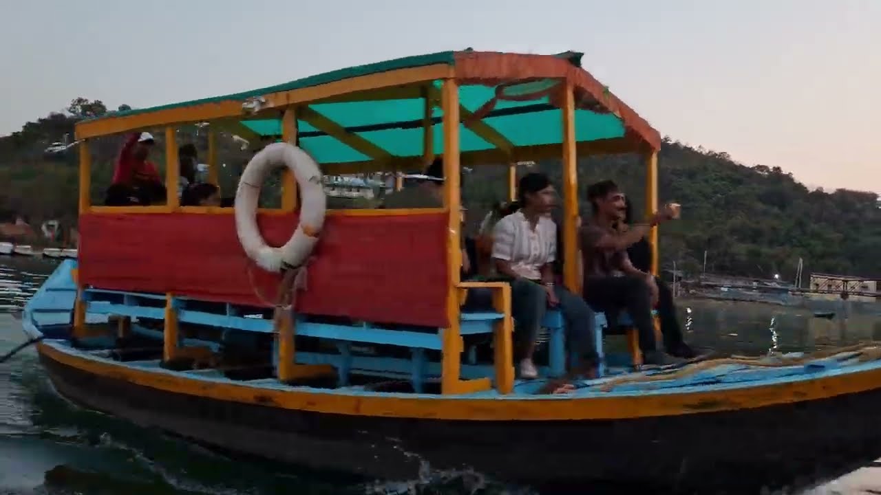 Golden hour hits different on the water. 🛶✨Hidden beauty of island 🏝 