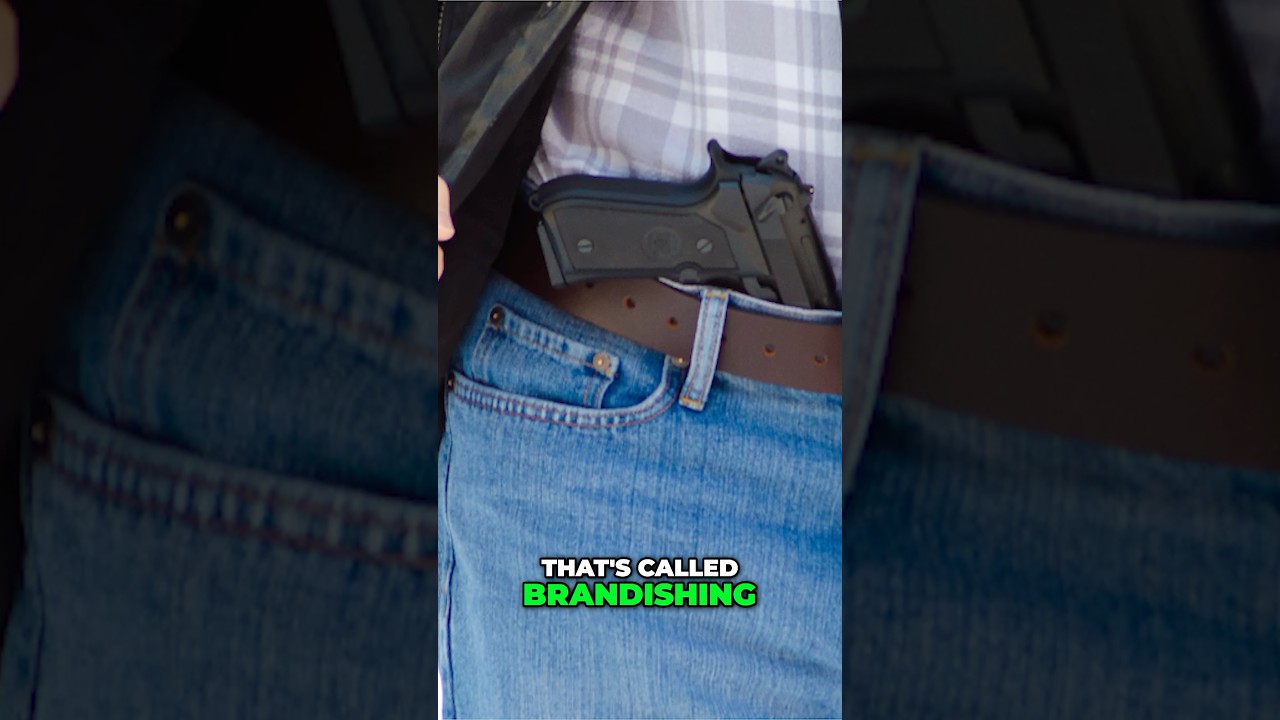 NJ Gun Laws: When Showing Your Weapon Is Illegal