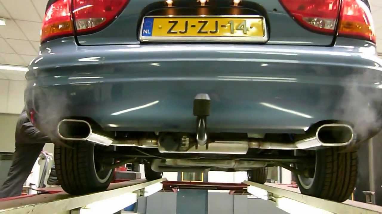 Chevrolet Alero 2.4 met maatwerk RVS duplex einddemper van EPS Uitlaten BV