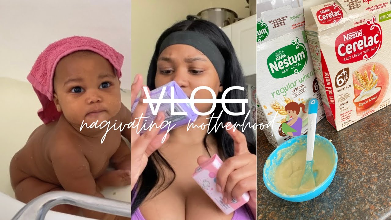 VLOG|Navigating Postpartum depression and motherhood + Clicks haul+ LOL I bought a headboard