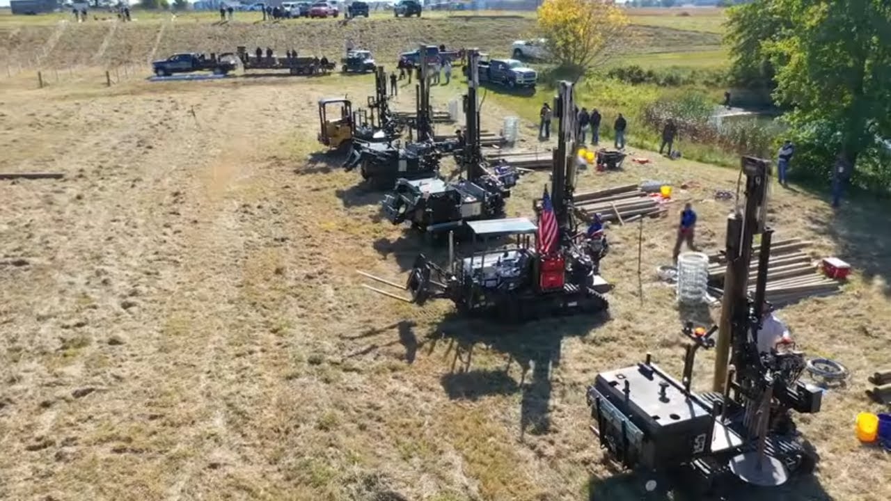 Day 2 fencing competition! Modern Fence building Machines that do everything!