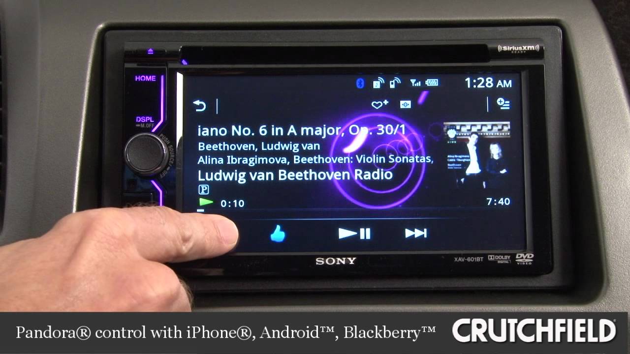 Sony XAV-601BT DVD Receiver Display and Controls Demo | Crutchfield Video