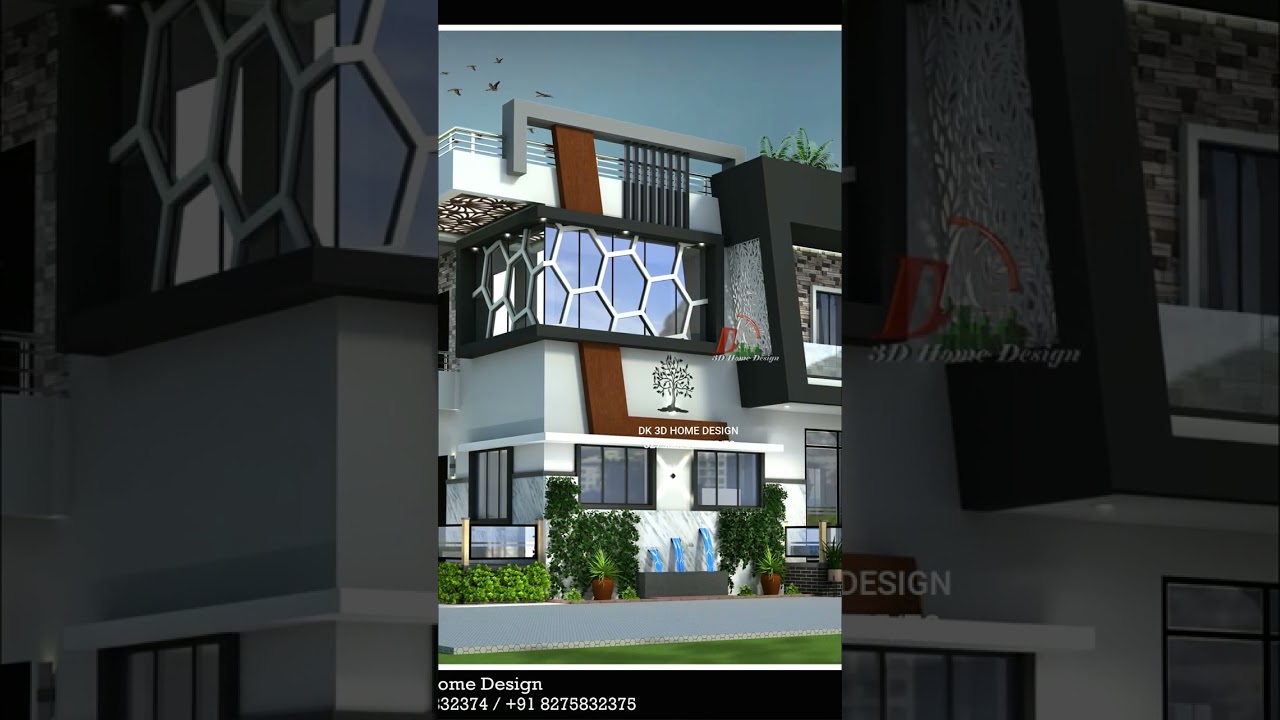 🙀Beautiful HOTEL Exterior Design 🏡#shorts