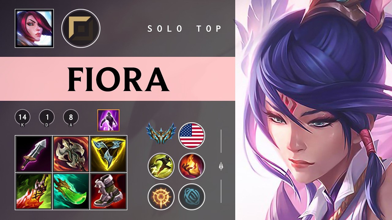 Fiora Top vs Vayne - NA Challenger Patch 26.05