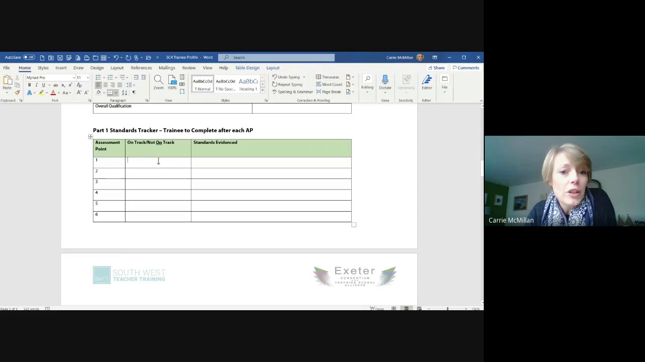 How to Complete your SC4 Trainee Profile/CEDP