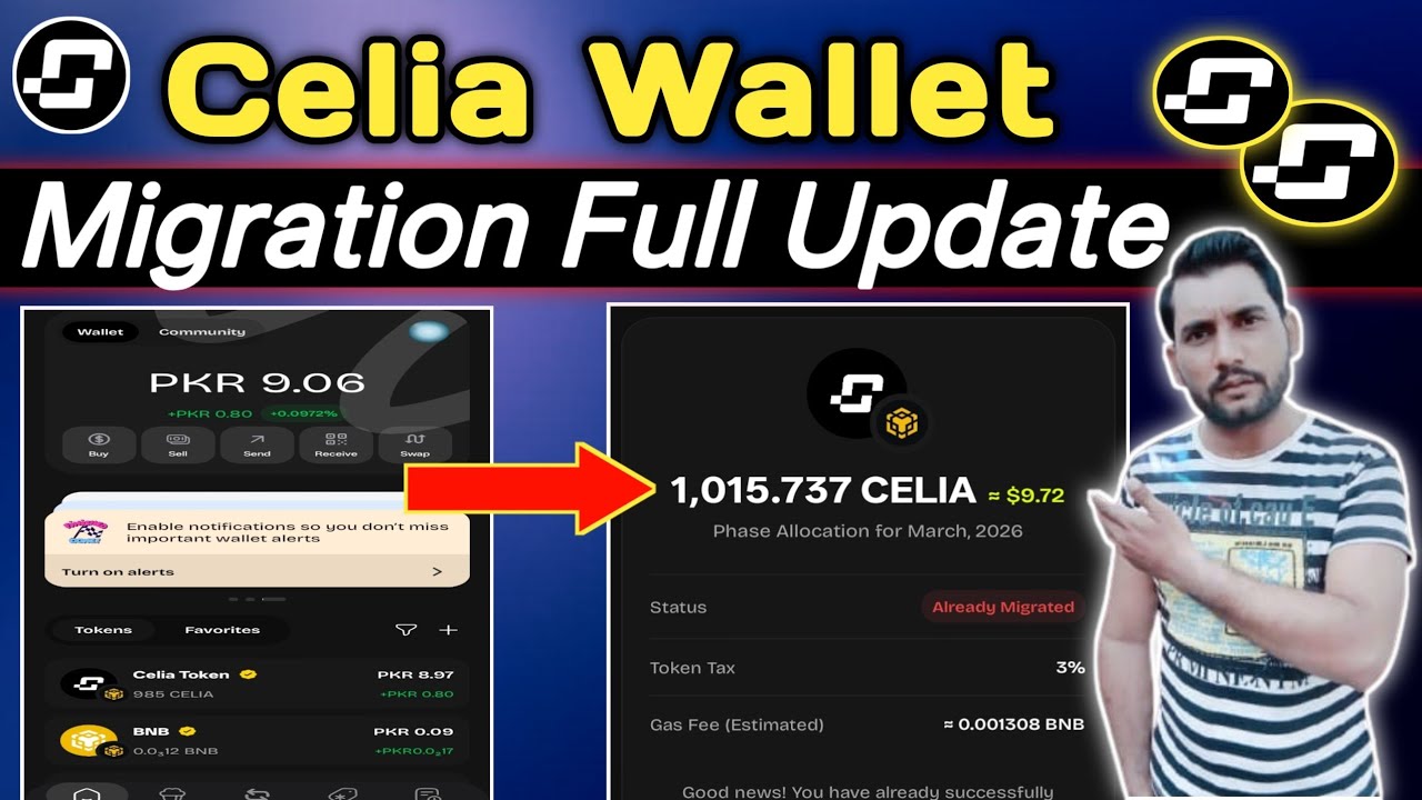 Celia Withdrawal Update Today || Celia Migration Full Details || How to Sell Celia token 