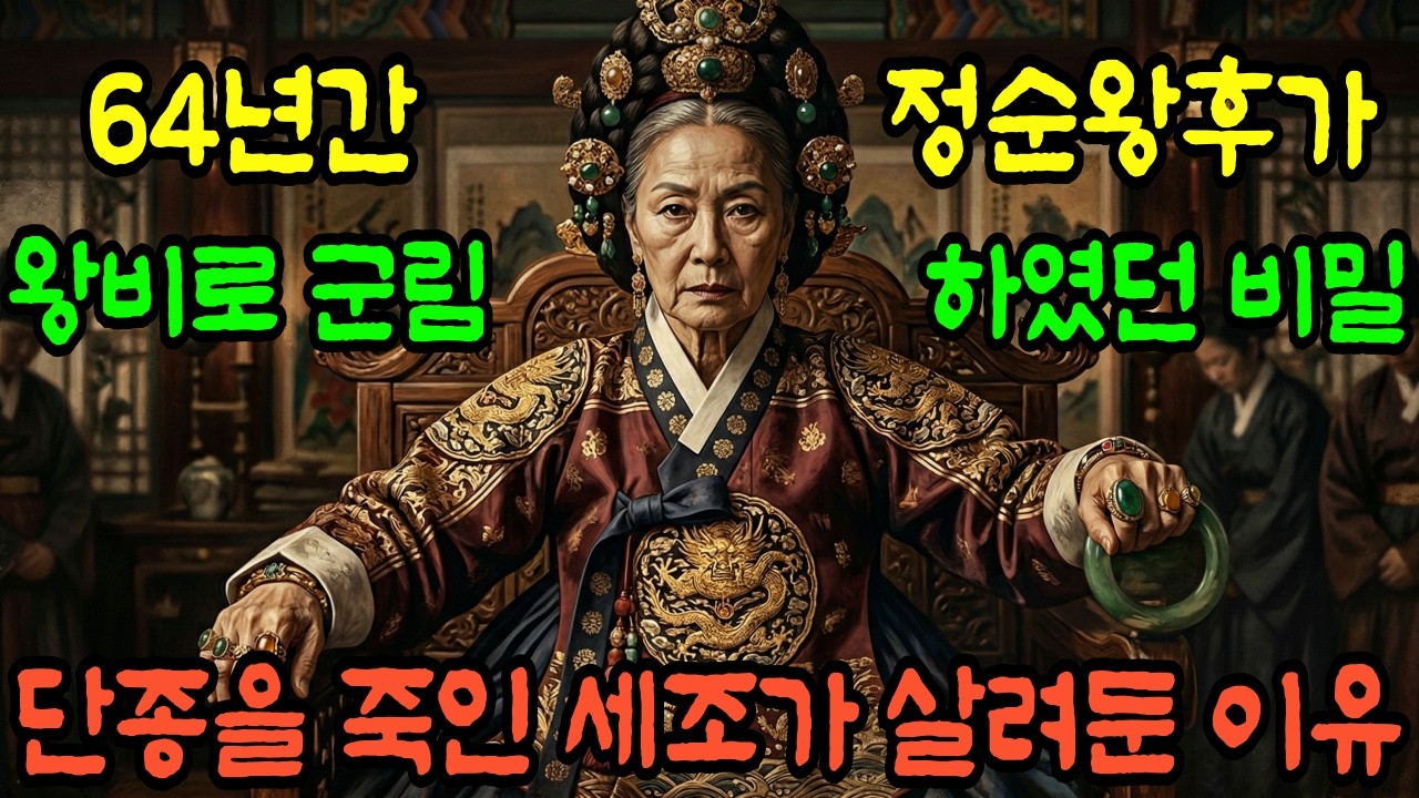 왕과 사는 남자,단종을 처단한 세조,64년간 정순왕후를 살려둔 이유#단종#세조#조선역사#왕과사는남자#세종실록
