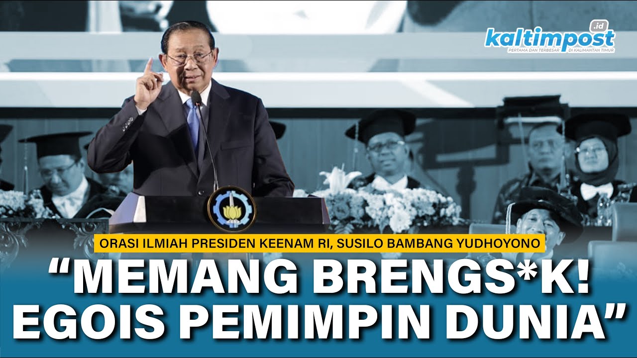 [LENGKAP] Berapi-api! Orasi Ilmiah Presiden Keenam Republik Indonesia, Susilo Bambang Yudhono