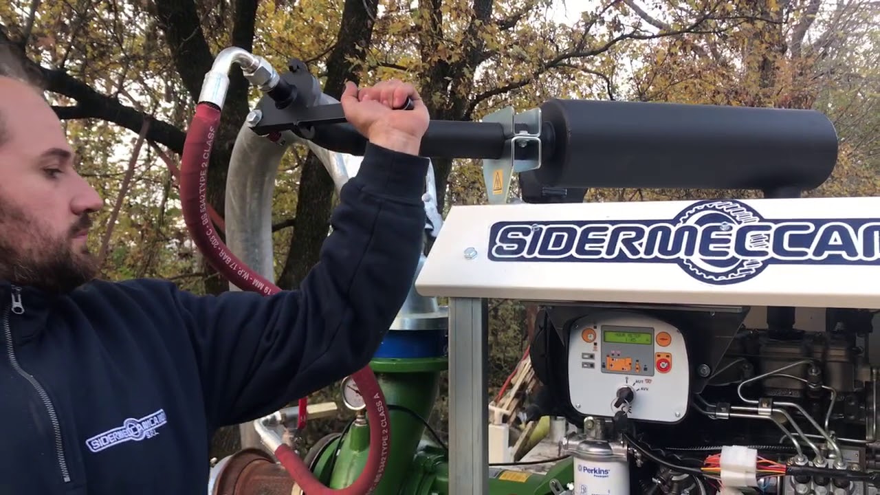 motor pump with perkins 403D15 engine and rovatti pump
