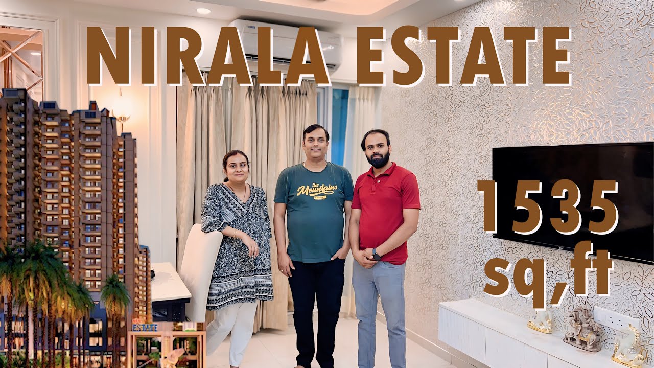 1535 SQFT INTERIOR IN NIRALA ESTATE | 3BHK INTERIOR DESIGN | SMALL BUDGET BIG MAKE OVER IN NIRALA