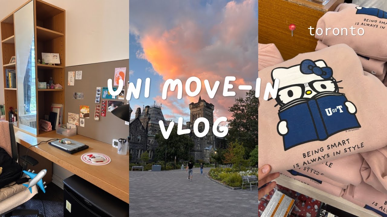 ✈️ moving to canada for uni | international student move-in vlog 🇨🇦